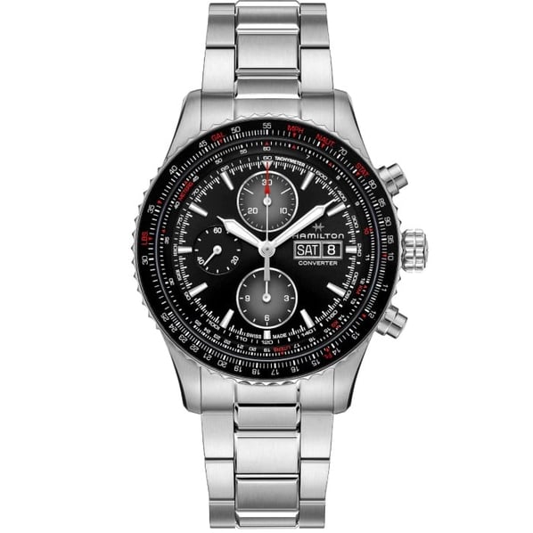 Hamilton Khaki Aviation Converter Chrono H76726130 Erkek Saati