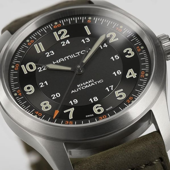 Hamilton Khaki Field Titanium Auto 38mm Erkek Kol Saati H70205830