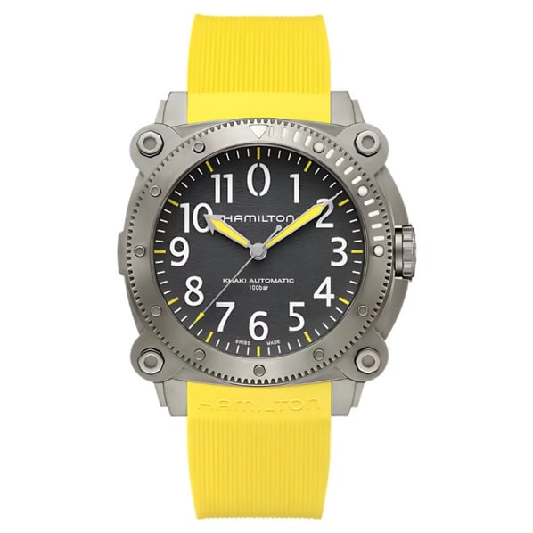 Hamilton Khaki Navy Belowzero Titanyum 46mm Otomatik Erkek Kol Saati H78535380
