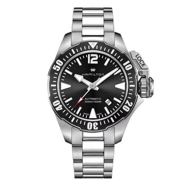 Hamilton Khaki Navy Frogman Auto 42mm H77605135 Erkek Kol Saati