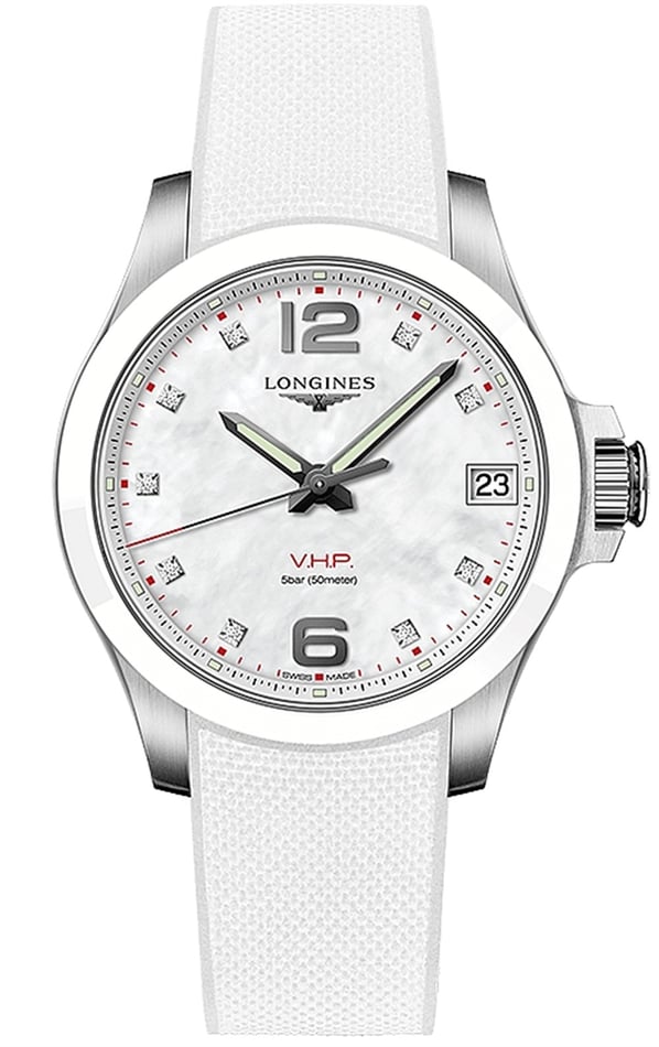Longines Conquest V.H.P. L3.319.4.87.9 Pırlantalı Bayan Saati