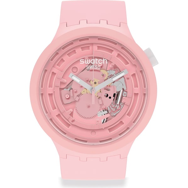 Swatch Big Bold BioCeramic SB03P100 C-Pink Unisex Kol Saati