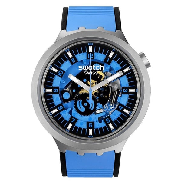 Swatch Big Bold Irony Azure Blue Daze SB07S106 Unisex Kol Saati