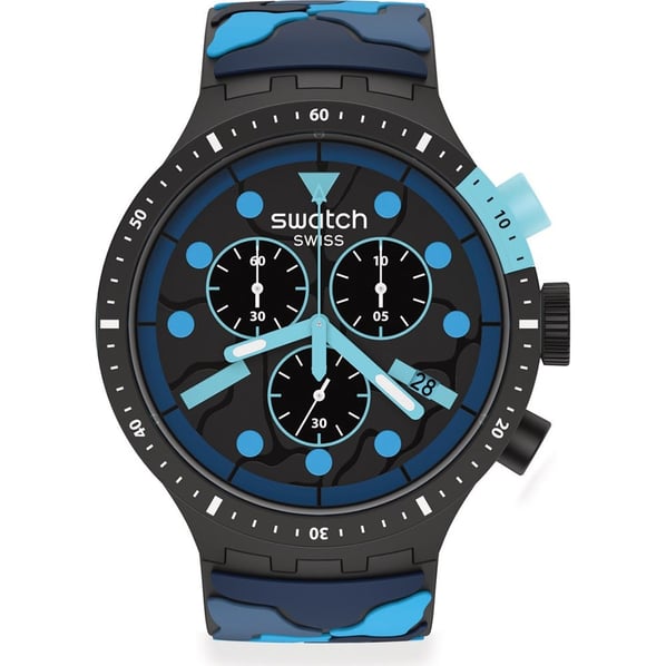 Swatch Big Bold SB02B408 Escapeocean Erkek Kol Saati