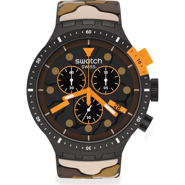 Swatch Big Bold SB02B410 Escapedesert Erkek Kol Saati