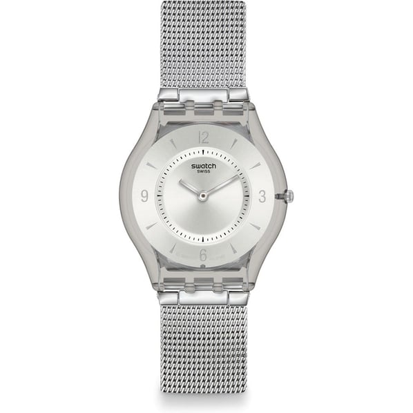 Swatch Skin Metal Knit SFM118M Bayan Saati