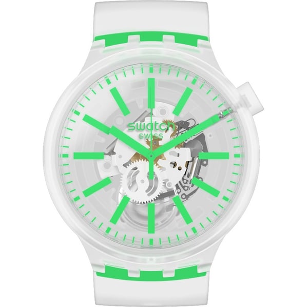 Swatch SO27E104 Big Bold GreenInJelly Unisex Kol Saati