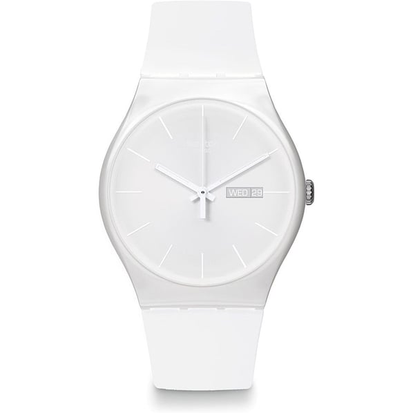 Swatch SO29W704 White Rebel Again Unisex Kol Saati