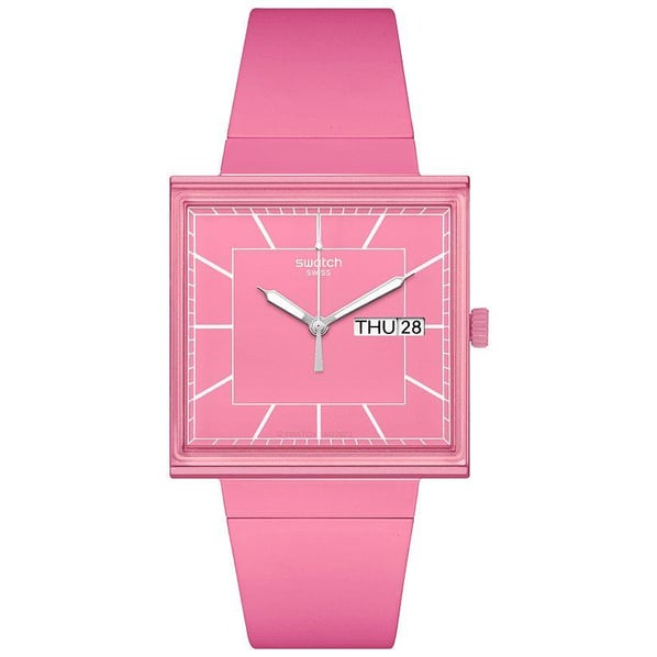 Swatch SO34P700 What if ...Rose Unisex Kol Saati