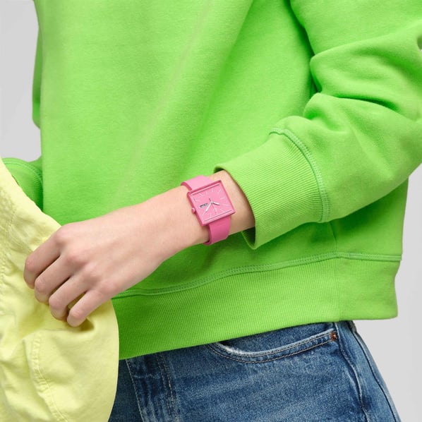 Swatch SO34P700 What if ...Rose Unisex Kol Saati