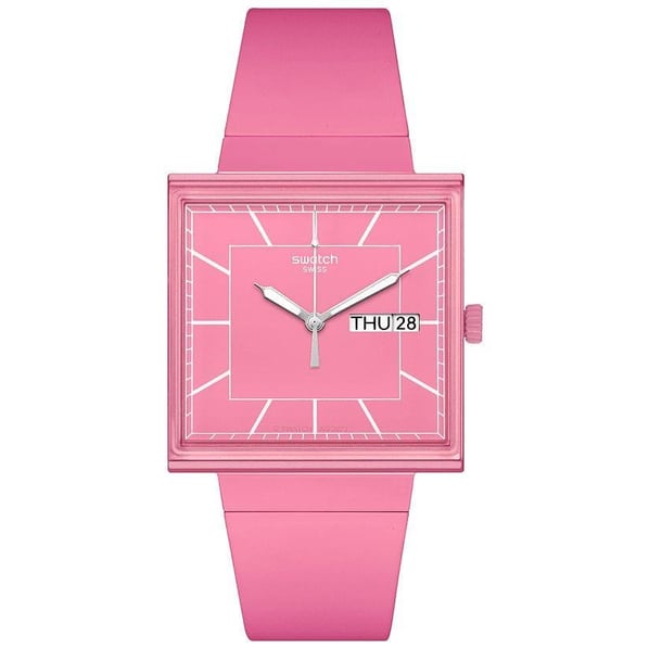 Swatch SO34P700 What if ...Rose Unisex Kol Saati
