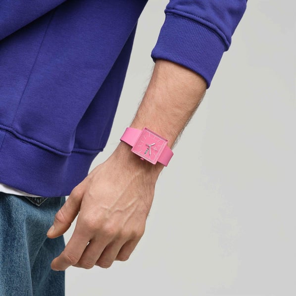 Swatch SO34P700 What if ...Rose Unisex Kol Saati