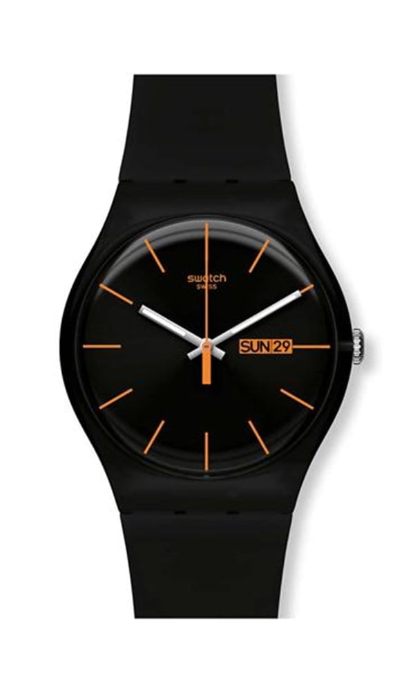Swatch SUOB704 Dark Rebel Erkek Saati