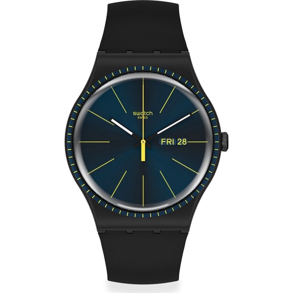 Swatch SUOB731 Black Rails Erkek Kol Saati