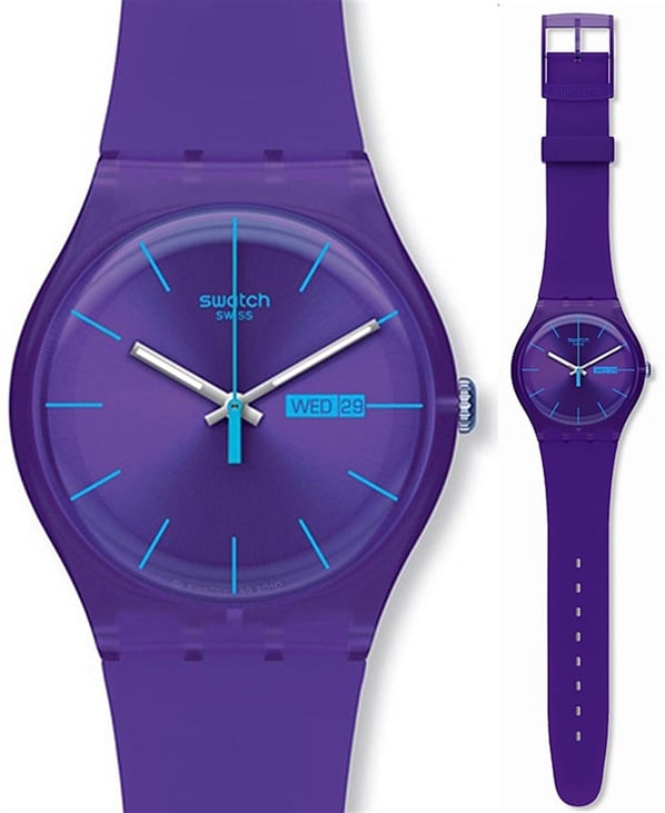Swatch SUOV702 Purple Rebel Bayan Kol Saati