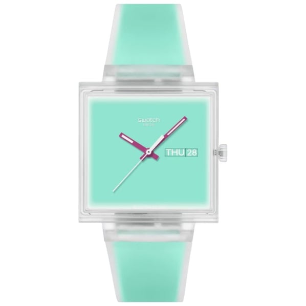 Swatch What If… See Thru Mint SO38K702 Kadın Kol Saati