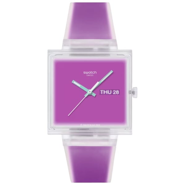 Swatch WHAT IF... Jelly See Thru Magenta SO38K705 Kol Saati