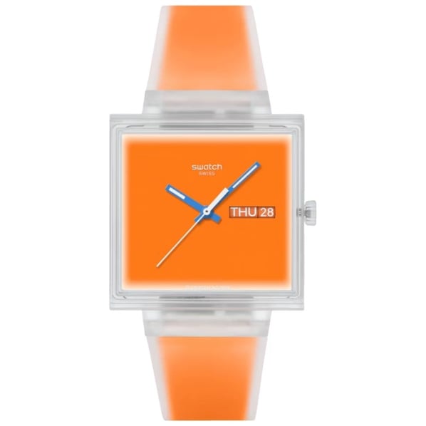 Swatch WHAT IF... Jelly See Thru Orange SO38K704 Kol Saati