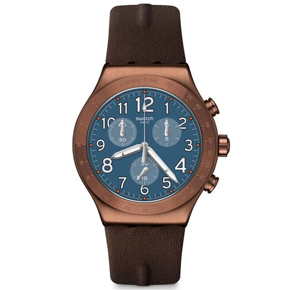 Swatch YVC100 Back to Copper Chronograph Erkek Saati