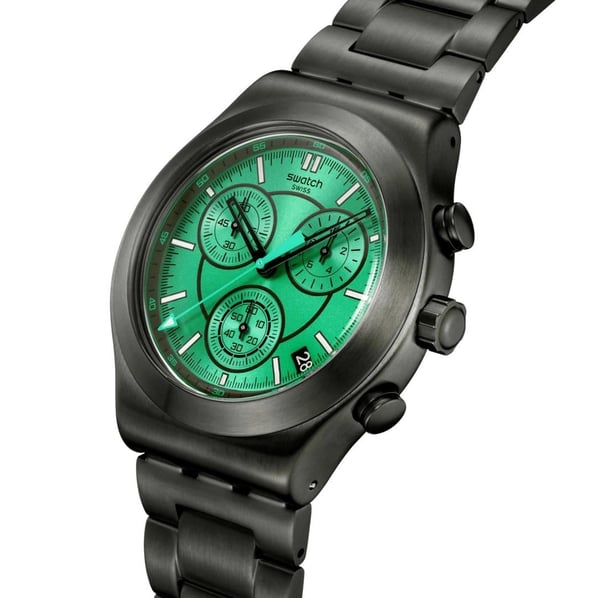 Swatch YVM407G Obsessively Obsidian Erkek Kol Saati
