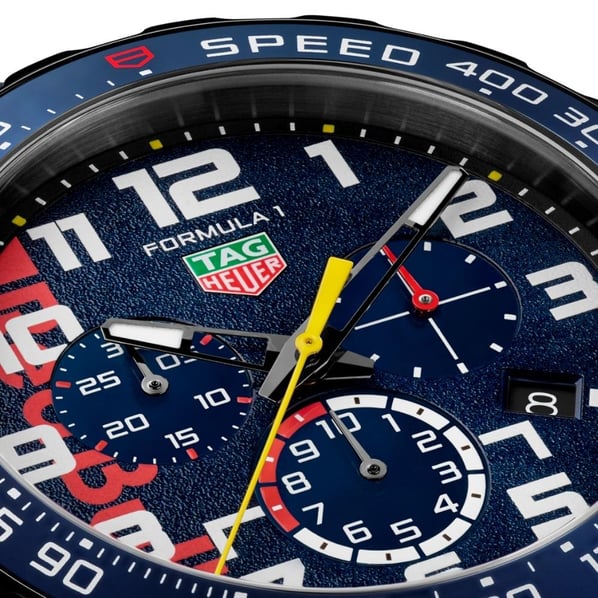 TAG Heuer Formula 1 Chronograph X Oracle Red Bull Racing 43mm Erkek Saati CAZ101AZ.FT8090