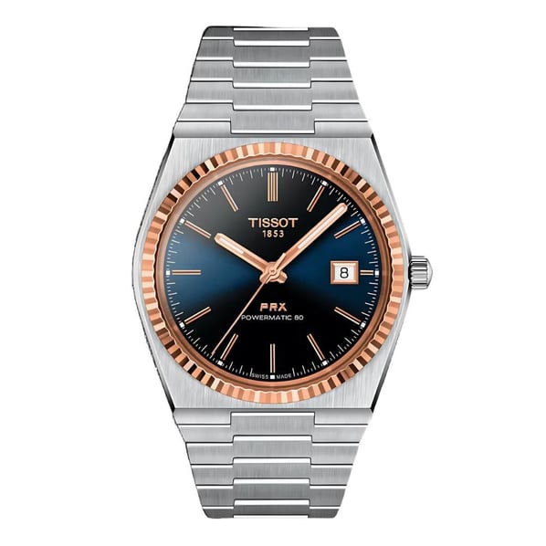 Tissot PRX 40mm Powermatic 80 Steel & 18K Gold Bezel T931.407.41.041.00