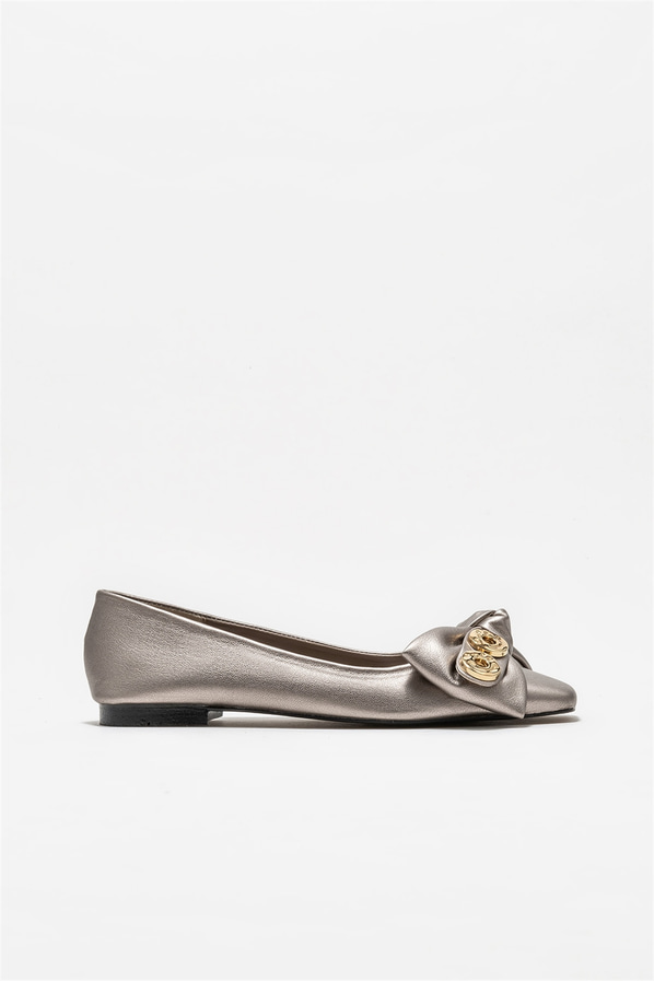 Antrasit kadın günlük ayakkabı, günlük kullanım için - Elle Shoes