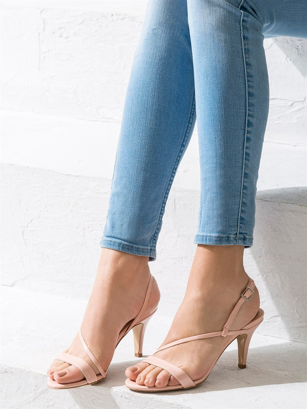Pudra kadın sandalet - Elle Shoes