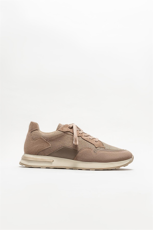 Bej erkek spor ayakkabı - Elle Shoes