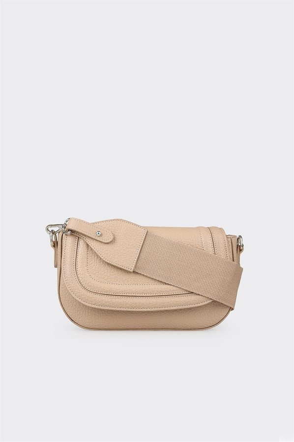 Bej kadın çapraz çanta - Elle Shoes