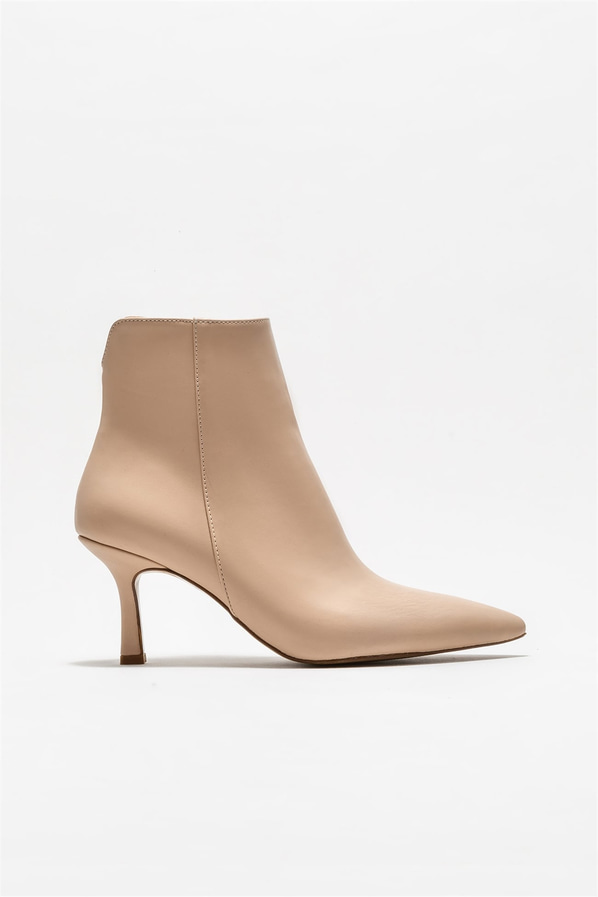 Bej kadın bot - Elle Shoes