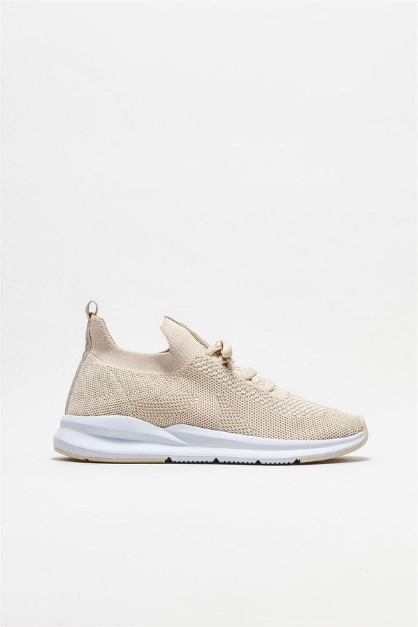 Bej kadın spor ayakkabı - Elle Shoes