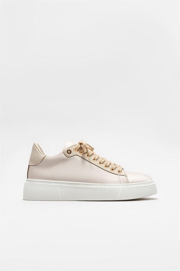 Bej kadın sneaker - Elle Shoes