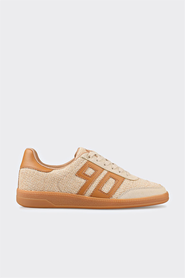 Bej kadın sneaker - Elle Shoes