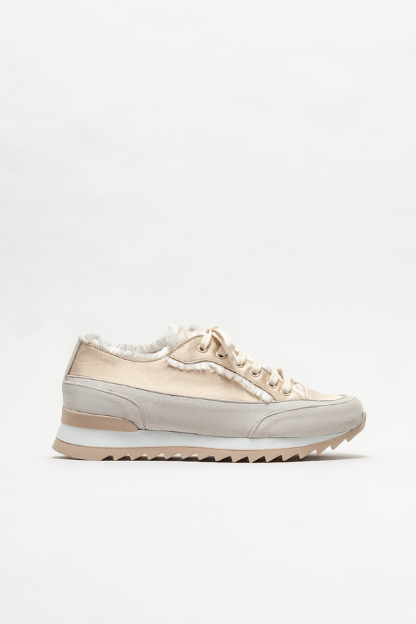 Bej kadın spor ayakkabı - Elle Shoes