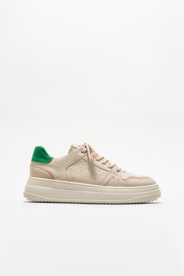 Bej kadın sneaker - Elle Shoes