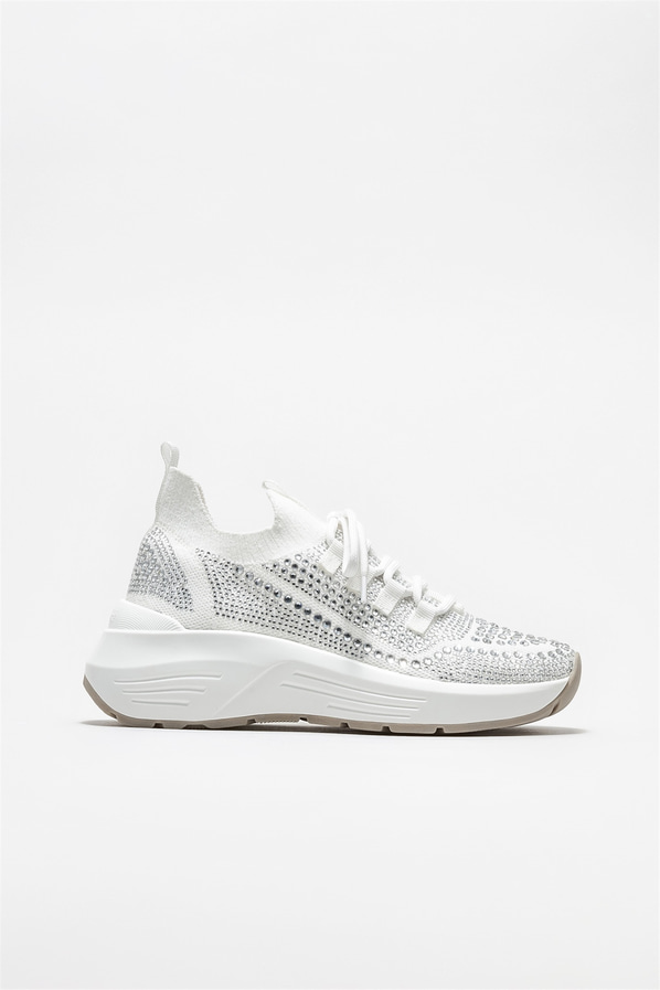 Beyaz kadın spor ayakkabı - Elle Shoes