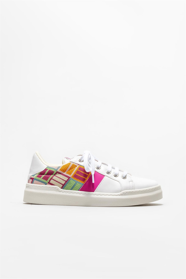 Beyaz kadın sneaker - Elle Shoes