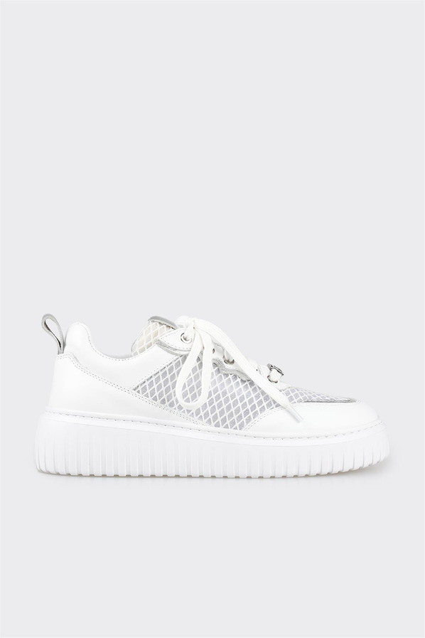 Beyaz kadın sneaker - Elle Shoes