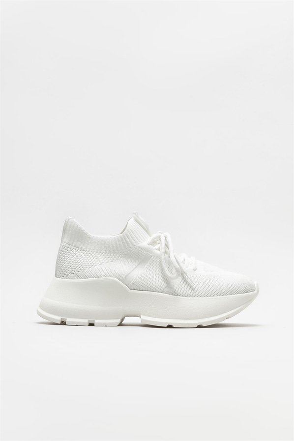 Beyaz kadın spor ayakkabı - Elle Shoes