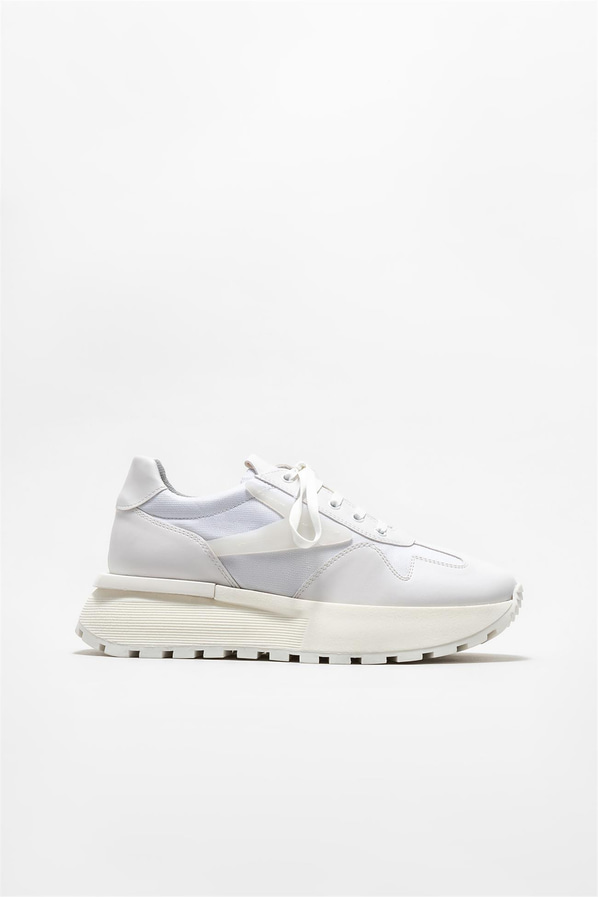 Beyaz kadın sneaker - Elle Shoes