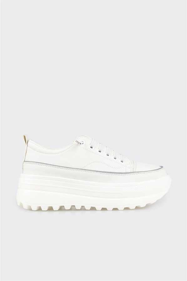 Beyaz kadın sneaker - Elle Shoes