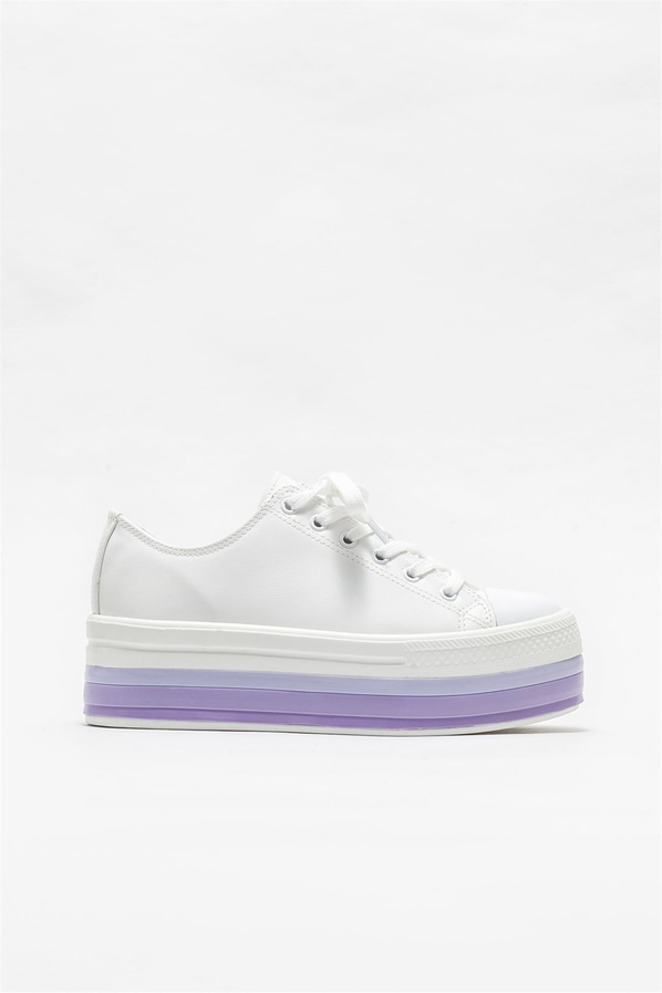Beyaz kadın spor ayakkabı - Elle Shoes