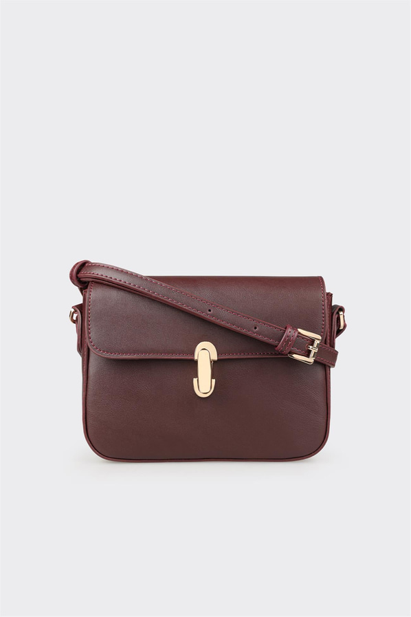 Bordo kadın çapraz çanta - Elle Shoes