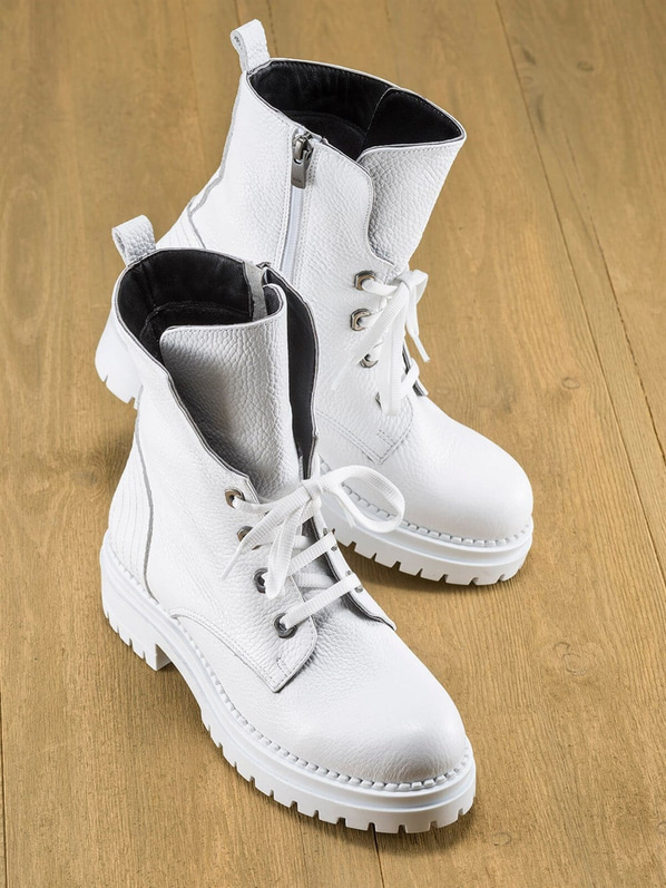 Beyaz kadın bot - Elle Shoes