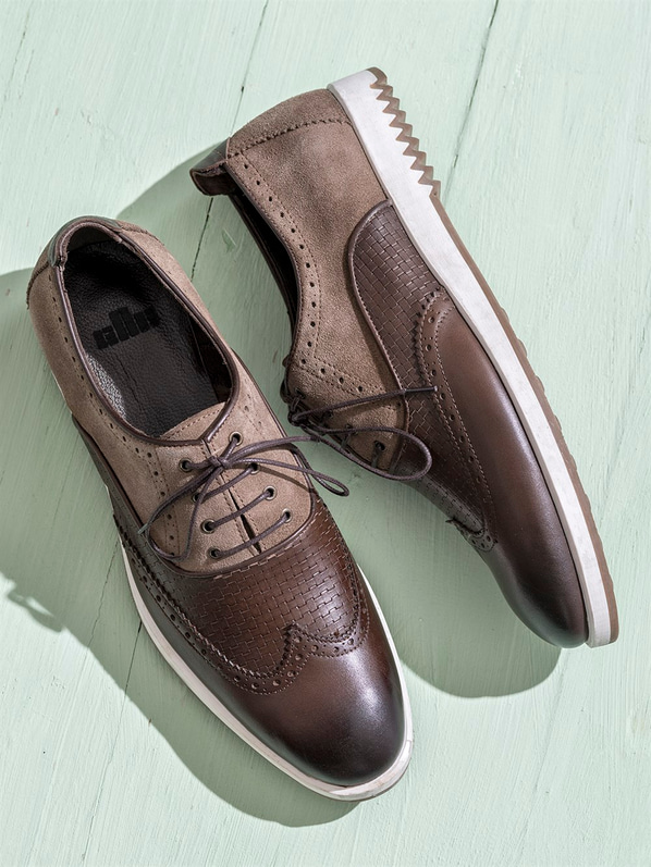 Kahve erkek ayakkabı - Elle Shoes