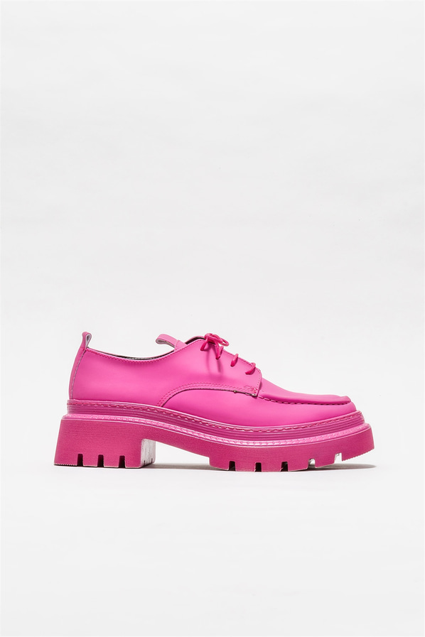 Fuşya kadın günlük ayakkabı, günlük kullanım için - Elle Shoes