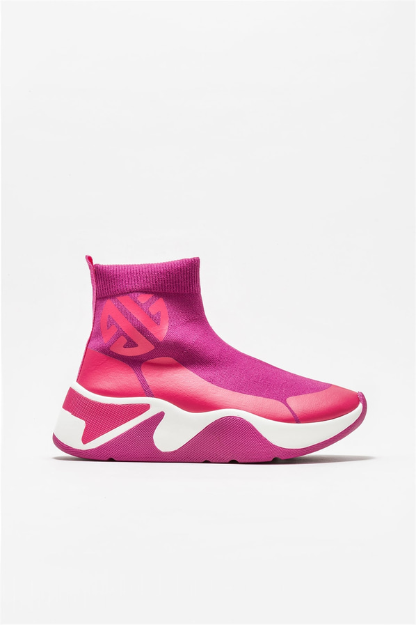 Fuşya kadın bot - Elle Shoes