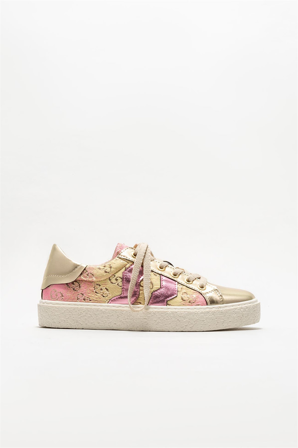 Gold kadın sneaker - Elle Shoes
