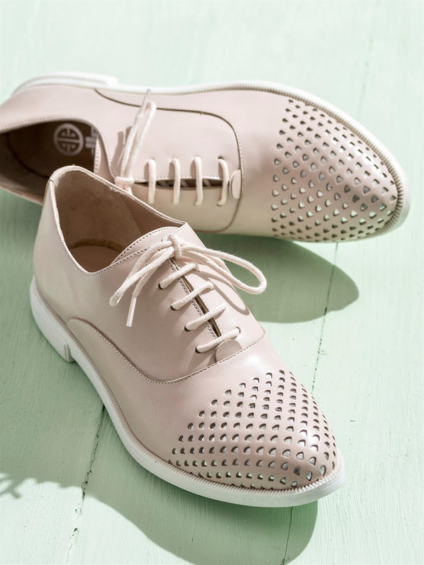Pudra kadın ayakkabı - Elle Shoes
